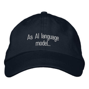 Funny AI Answer Hat ChatGPT Bestickte Baseballkappe