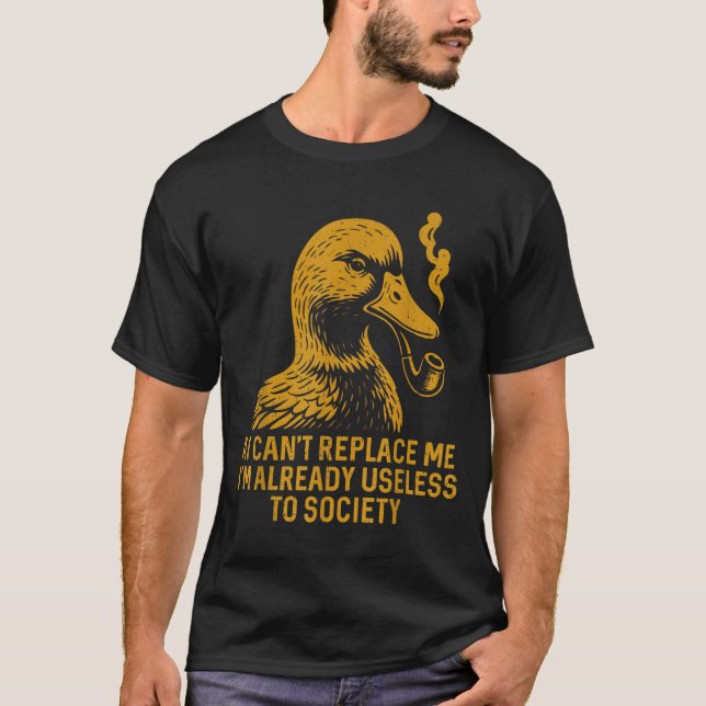 Funny Ai kann mich nicht ersetzen, ich bin schon n T-Shirt (Vorderseite)