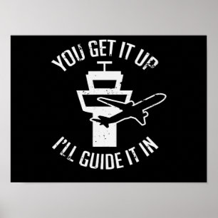Funny Air Traffic, den ich dich hinaufkriege, mach Poster