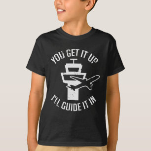 Funny Air Traffic, den ich dich hinaufkriege, mach T-Shirt