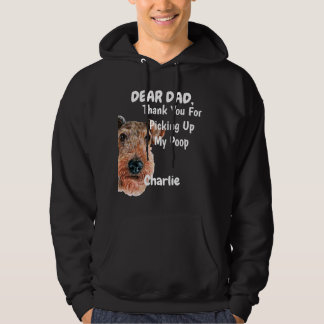 Funny Airedale Terrier Vater Hoodie