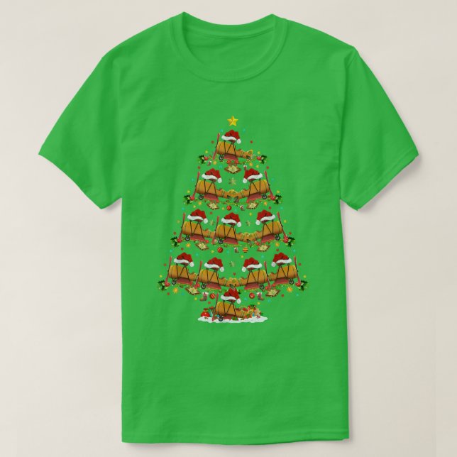 Funny Airplane Lover Matching Santa Airplane Chris T-Shirt (Design vorne)