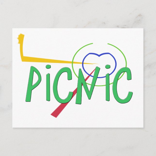 Funny Akronym - PICNIC Postkarte (Vorderseite)