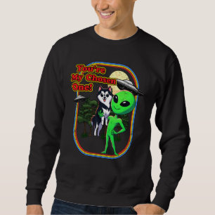 Funny Alaskan Klee Kai Alien Sie sind ausgewählt E Sweatshirt