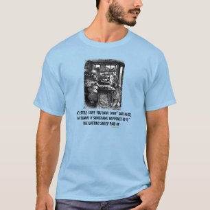 Funny Alice (In Wonderland) Schutz Racket T-Shirt