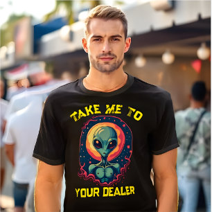 Funny Alien Meme T - Shirt "Bring mich zu deinem H