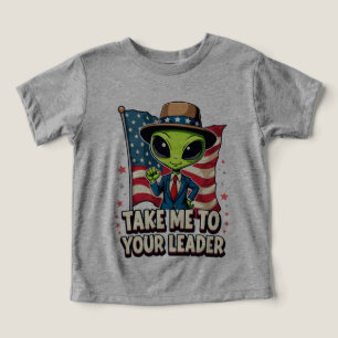 Funny Alien Nimm mich zu Ihrem Leader USA Patrioti