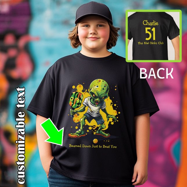 Funny Alien pickleball in Shirt (Funny alien pickleball t shirt)