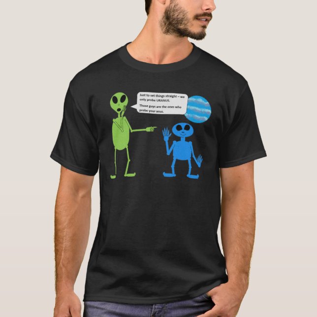 Funny Alien Probe T - Shirt (Vorderseite)