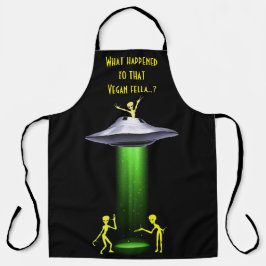 Funny Alien 🛸 Vegan Spaß GRILLEN Schürze