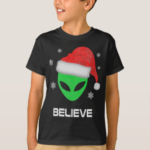 Funny Alien Weihnachten Weihnachten Weihnachtsgesc T-Shirt