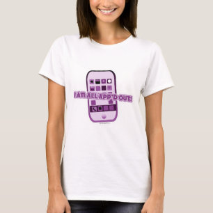 Funny All Applet Niedlich Handy Cartoon T-Shirt