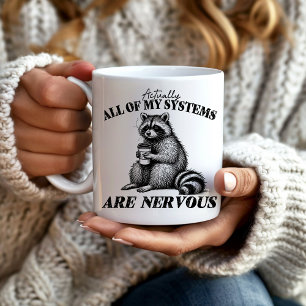 Funny alle Systeme sind Nervensäge Kaffeetasse