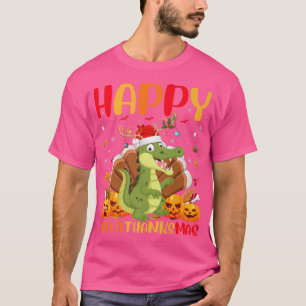 Funny Alligator Animal Lover Happy Alligator Hallo T-Shirt