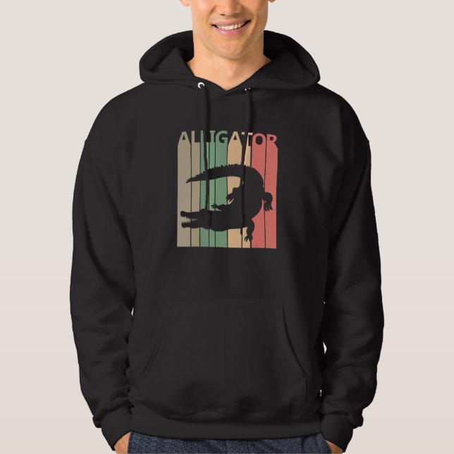 Funny Alligator Costume Hoodie (Vorderseite)