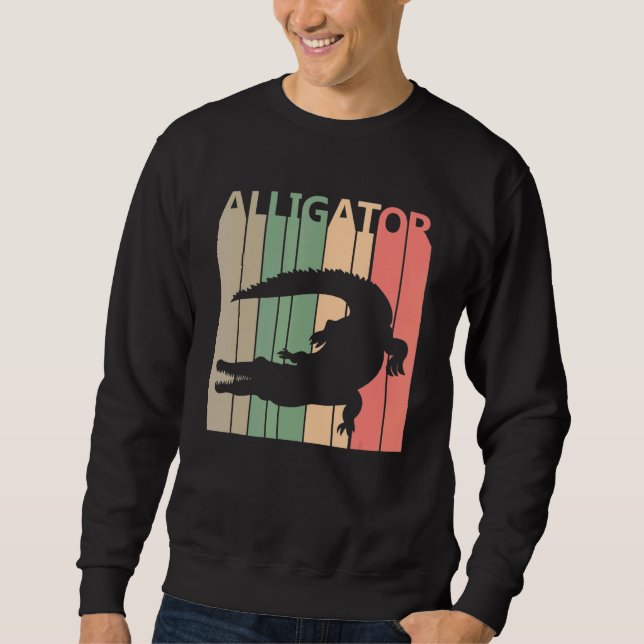 Funny Alligator Costume Sweatshirt (Vorderseite)