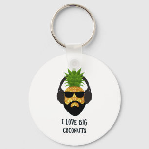 Funny Aloha Beaches Ananas Bekleidung Stühle Cool Schlüsselanhänger