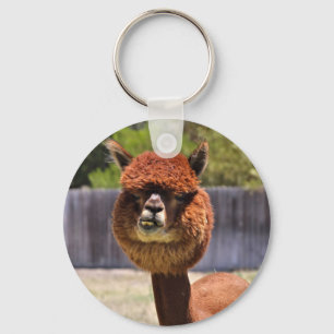 Funny Alpaca Schlüsselanhänger
