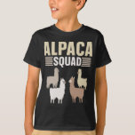 Funny Alpaca Squad Animal Lover T-Shirt<br><div class="desc">Funny Alpaca und Llama Liebhaber Geschenk.</div>
