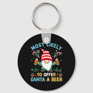 Funny am ehesten Weihnachten für den Weihnachtsman Schlüsselanhänger
