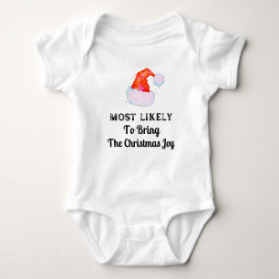 Funny am wahrscheinlichsten, um die Weihnachtsfreu Baby Strampler