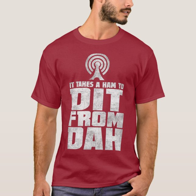 Funny Amateur Radio Hobby HAM Operatoren Style T-Shirt (Vorderseite)