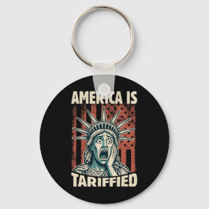 Funny America ist so tarifäre Trump-Zölle Meme Schlüsselanhänger