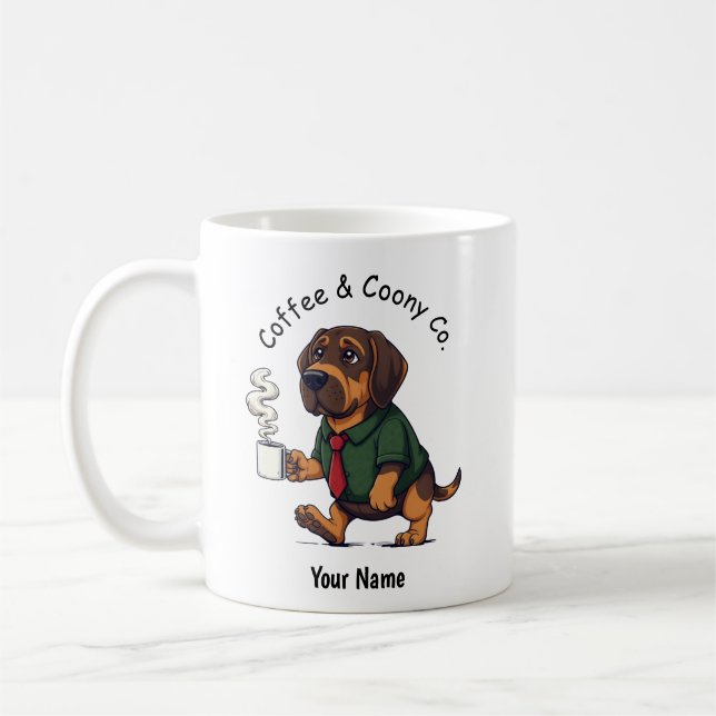 Funny American English Coonh Business Suit Coffee  Kaffeetasse (Links)