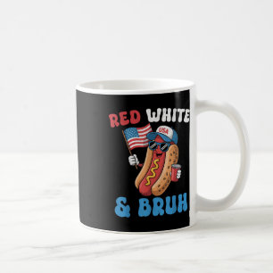 Funny American Flag 4. Juli Patriotic Red Whit Kaffeetasse