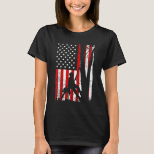Funny American Flag Arborist Geschenk für Männer C T-Shirt