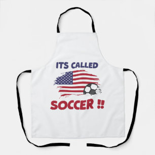 Funny american flagge namens SOCCER nicht FOOTBALL Schürze