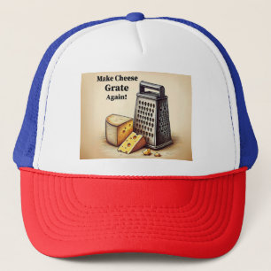 Funny American Satire Yellow Truckerkappe