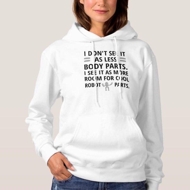 Funny Amputee Erholung Geschenke| Amputeter Hebela Hoodie (Vorderseite)