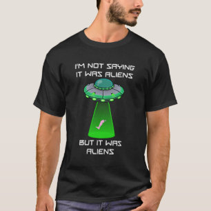 Funny Amputee Leg Foot Amputation Ufo Alien Abduct T-Shirt