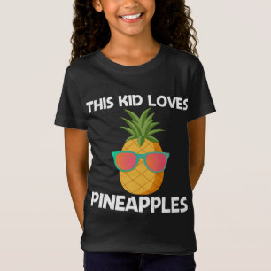 Funny Ananas für Kinder Jungen Sommersonnenbrille  T-Shirt
