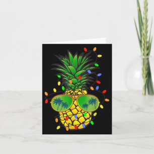 Funny Ananas Weihnachten Bäume Sommer Weihnachten Karte