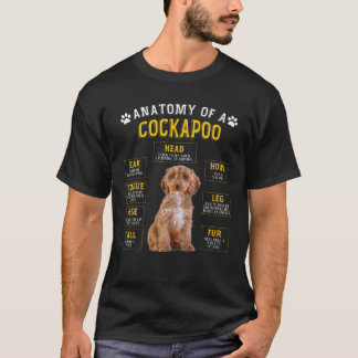 Funny Anatomy Cockapoo Geschenke für Frauen Männer T-Shirt