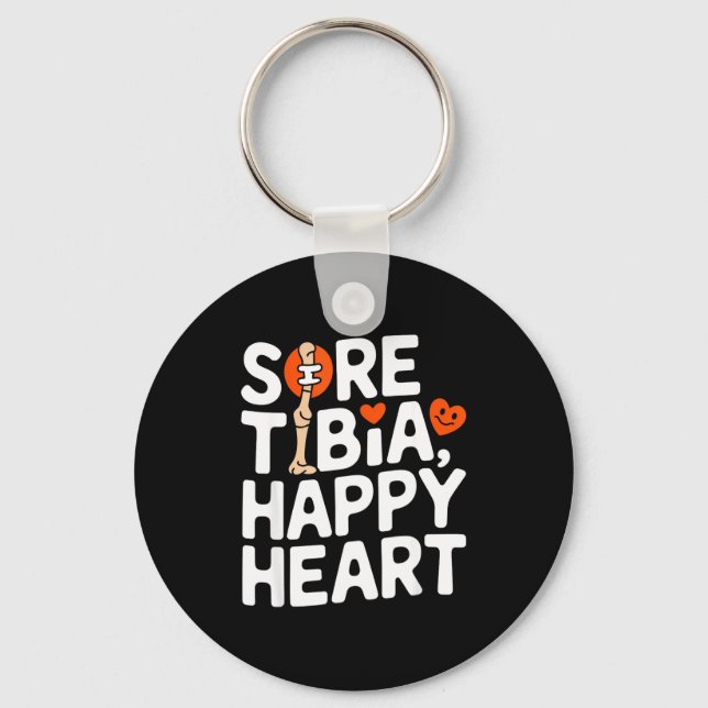 Funny Anatomy Going Tibia Okay Broken Leg Gift For Schlüsselanhänger (Vorderseite)