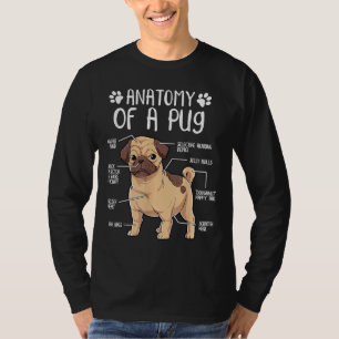 Funny Anatomy Mops Hund Mops Lover Classic T - Shi T-Shirt