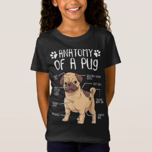 Funny Anatomy Mops Hund Mops Lover T-Shirt