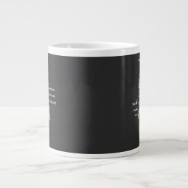 Funny Anatomy of a French Bulldog Illustration Jumbo-Tasse