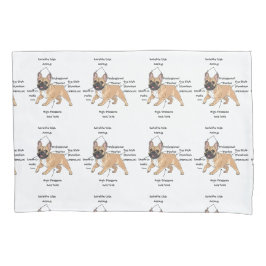 Funny Anatomy of a French Bulldog Illustration Kissenbezug