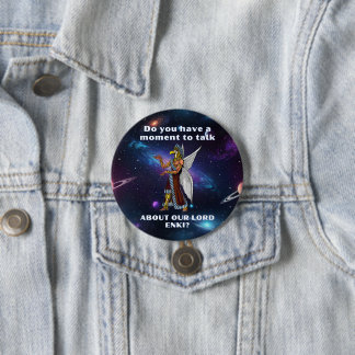 Funny Ancient UFO Annunaki Alien Button