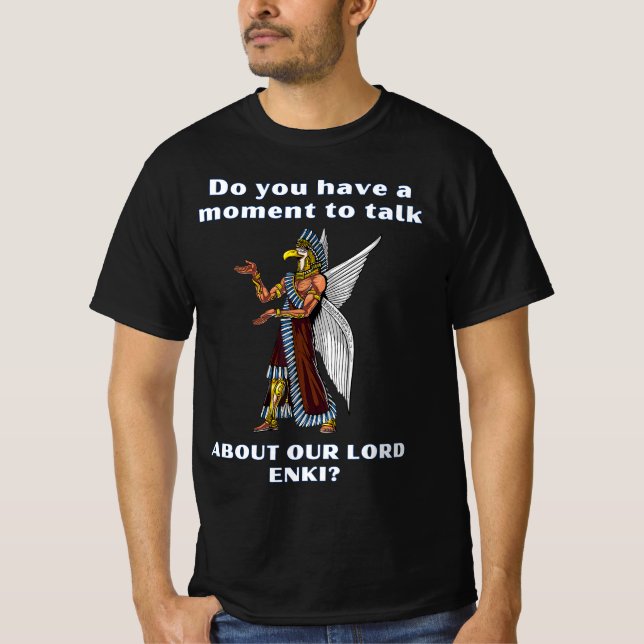 Funny Ancient UFO Annunaki Alien T-Shirt (Vorderseite)