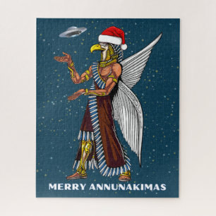 Funny Ancient UFO Annunaki Alien Weihnachten