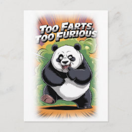 Funny and Colorful Parody Movie on a White Feiertagspostkarte
