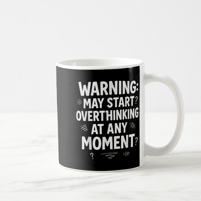 Funny And Sarcastic Design For Deep Thinkers Intro Kaffeetasse (Rechts)
