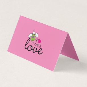 Funny Angel - Alles, was ich treffe, ist Liebe 1 Visitenkarten