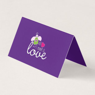 Funny Angel - Alles, was ich treffe, ist Liebe 2 Visitenkarten