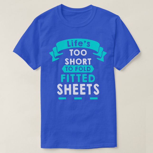 Funny Angepasst Sheet Folding Wäsche T-Shirt (Design vorne)